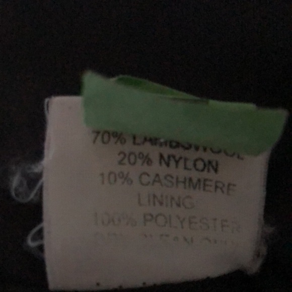 Women's Kristen Blake fall lambwool cashmere long career Black Coat - Picture 11 of 15